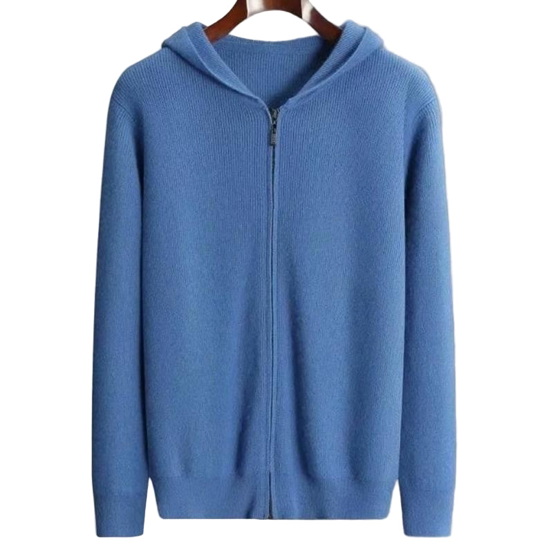 Casual  Zipper Hooded Sweater