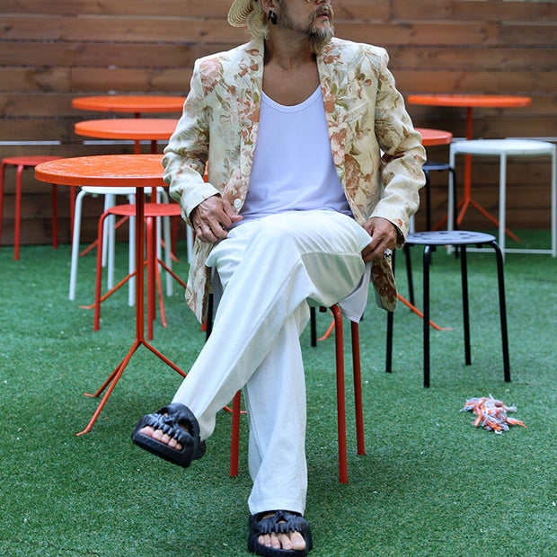 White Casual Summer Blazer