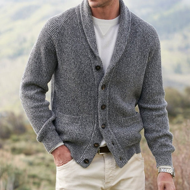 Classic Long Sleeve Knit Cardigan