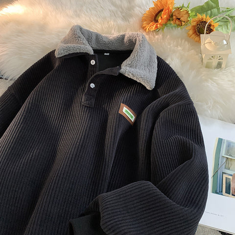 Warm Polo Collar Sweater
