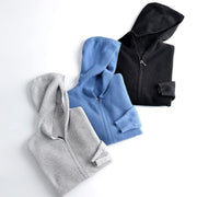 Casual  Zipper Hooded Sweater