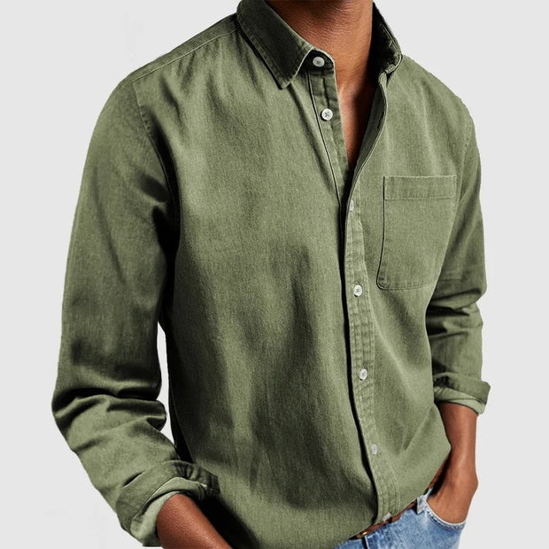 Long Shirt Sleeve Lapel