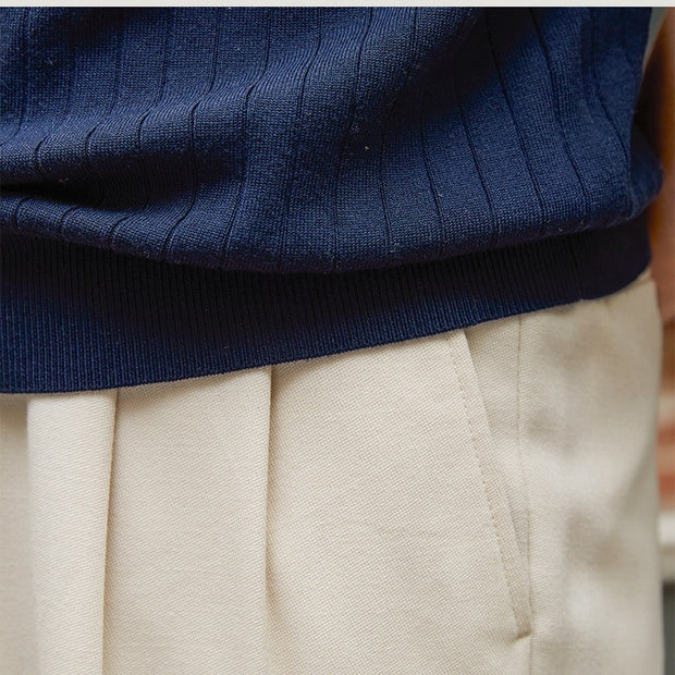 Old Money Short-sleeved Polo Shirt