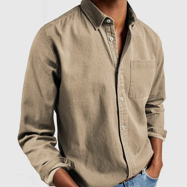 Long Shirt Sleeve Lapel