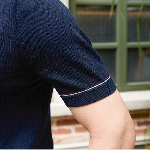 Old Money Short-sleeved Polo Shirt