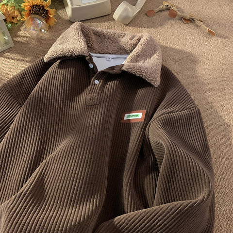 Warm Polo Collar Sweater