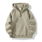 Loose-Fit  Zipper Hoodie