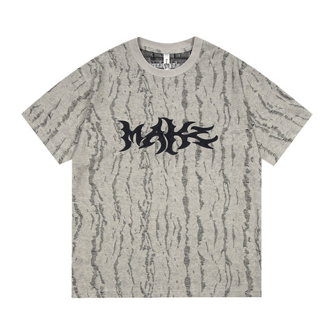 Gothic Letter Cotton T-Shirt – Fashion Statement Streetwear Top