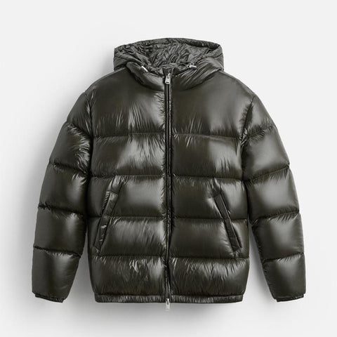 Lightweight Short Hooded Down Jacket