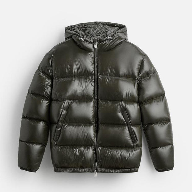 Lightweight Short Hooded Down Jacket