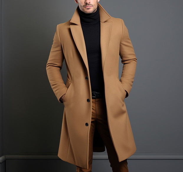 Classic Woolen Overcoat