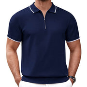 Zipper Polo Shirt