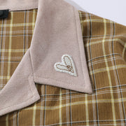 Fashion Plaid Short Sleeve Shirt