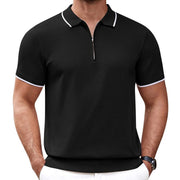 Zipper Polo Shirt