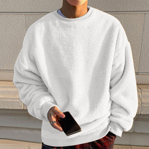 Double-Sided Velvet Sweater