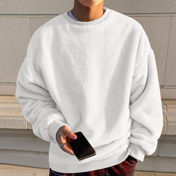 Double-Sided Velvet Sweater