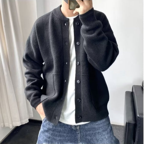 Thick Knit Wool Cardigan