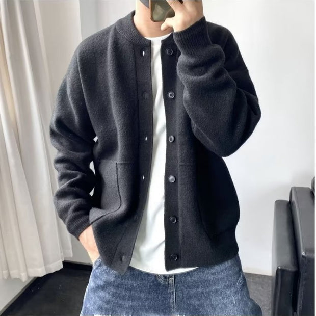 Thick Knit Wool Cardigan