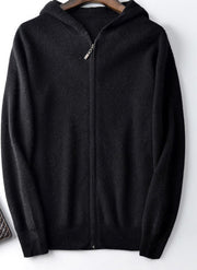 Casual  Zipper Hooded Sweater