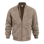 Classic Solid Color Retro Suede Jacket