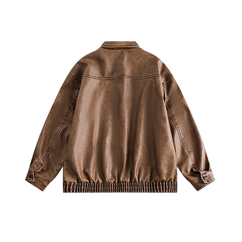 Washed Distressed Japanese Style Jacket