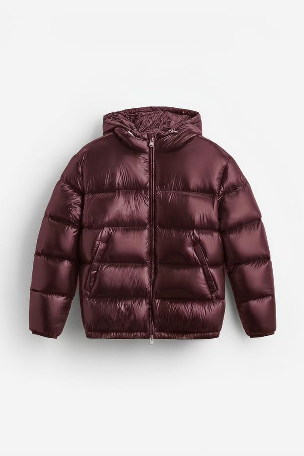 Lightweight Short Hooded Down Jacket