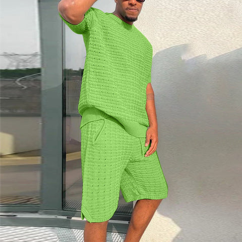 Loose-Fit 2-Piece Hippie T-Shirt & Short Set