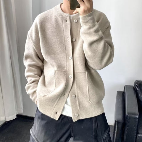 Thick Knit Wool Cardigan