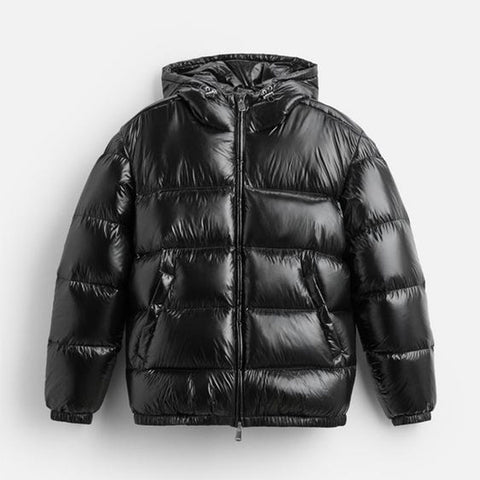 Lightweight Short Hooded Down Jacket