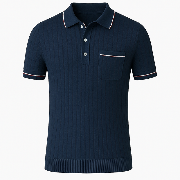 Old Money Short-sleeved Polo Shirt