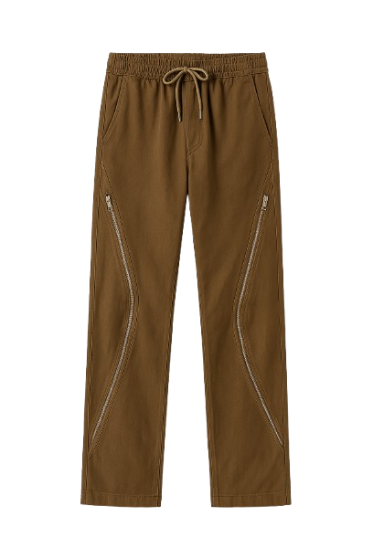 High-Street Zipper Detailed Pant