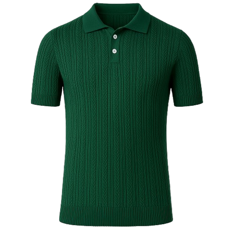 Lyocell Slim Fit Polo Shirt