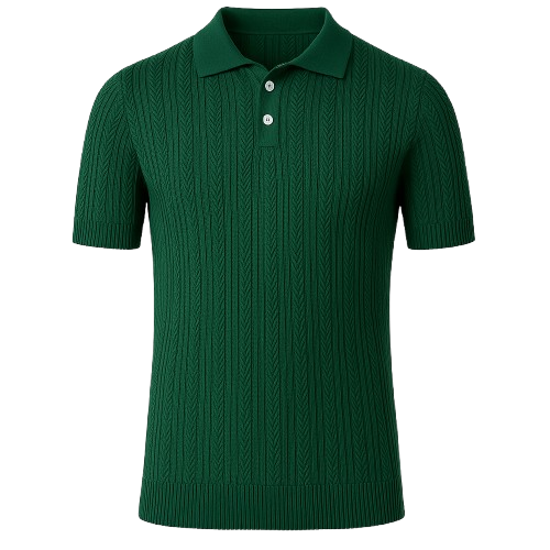 Lyocell Slim Fit Polo Shirt