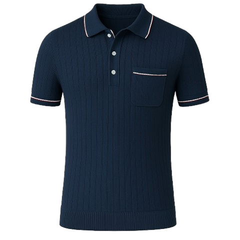 Old Money Short-sleeved Polo Shirt