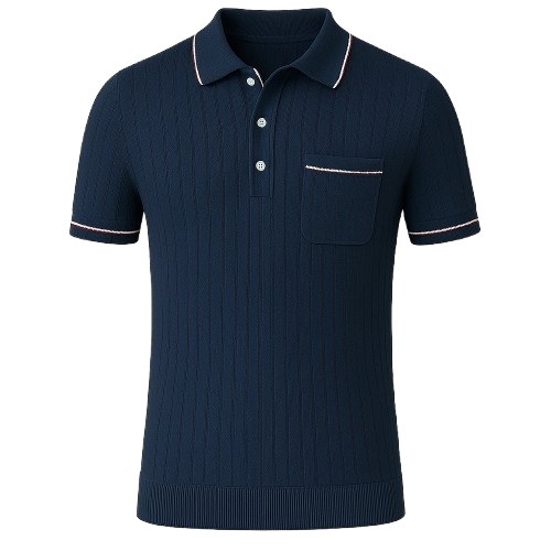Old Money Short-sleeved Polo Shirt