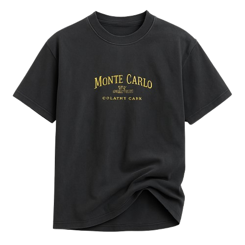 Loose - Fit Vintage Printed T-Shirt