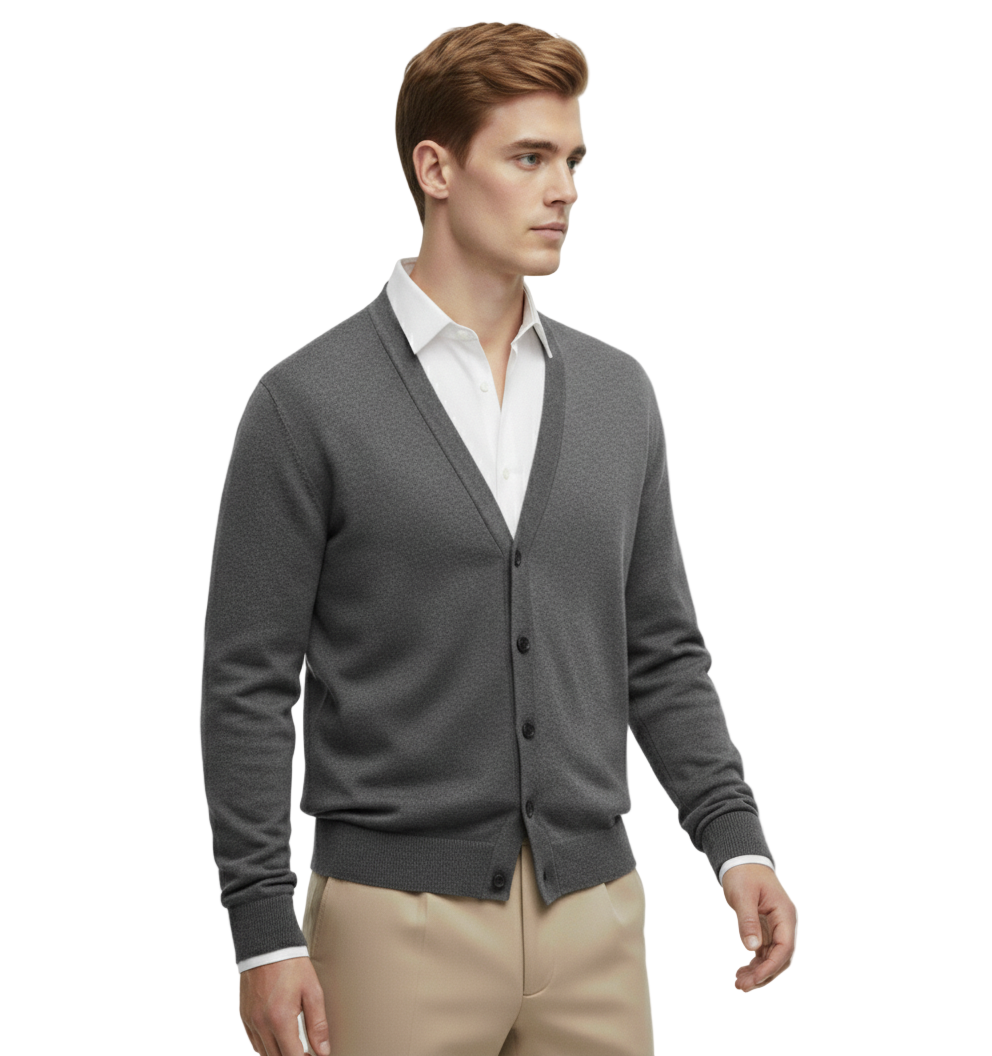 Classic Loose-Fit Cardigan