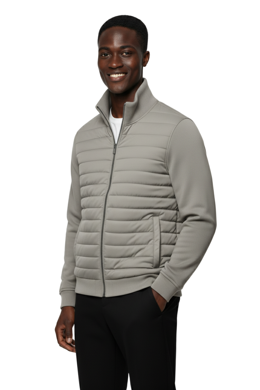 Lightweight High Neck Zipper Jacket
