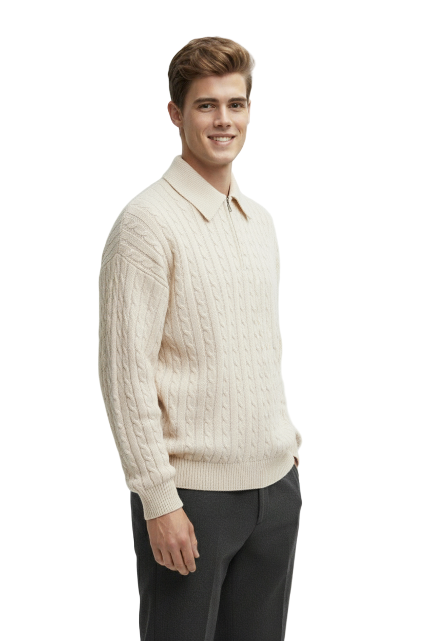 Niche Design Lapel Pullover