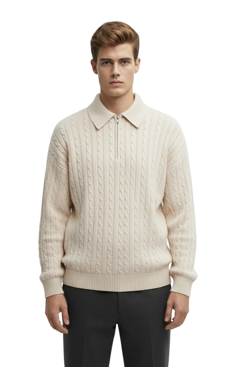 Niche Design Lapel Pullover