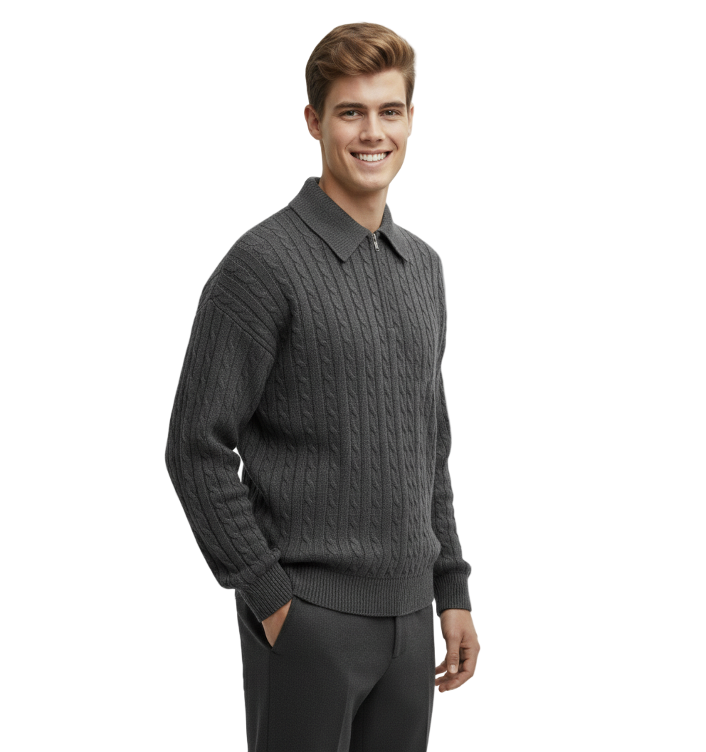 Niche Design Lapel Pullover