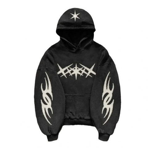 Fashionable Printed Hoodie