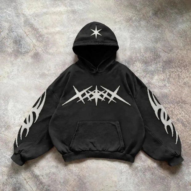 Fashionable Printed Hoodie