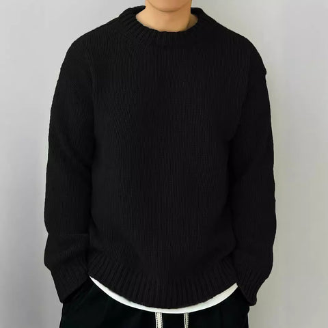Japanese Retro Loose Knit Pullover