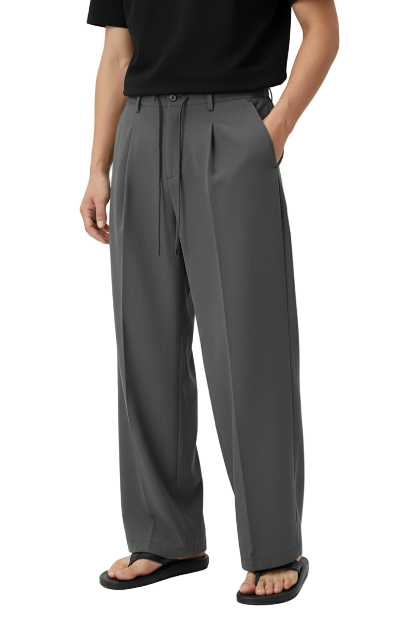 Relaxed - Fit Straight Casual Pant