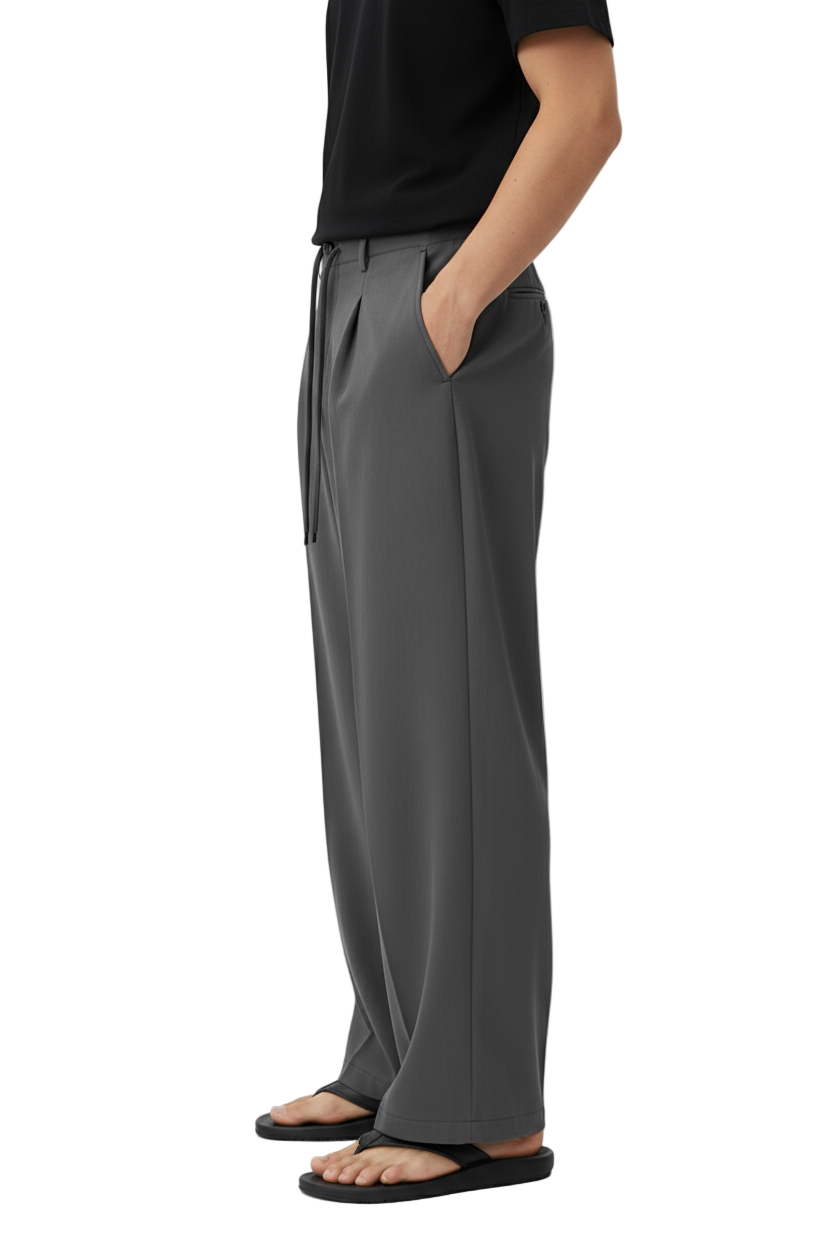 Relaxed - Fit Straight Casual Pant