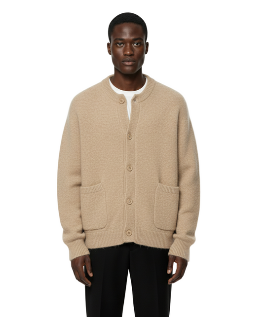 Thick Knit Wool Cardigan