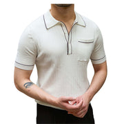 Old Money Short-sleeved Polo Shirt