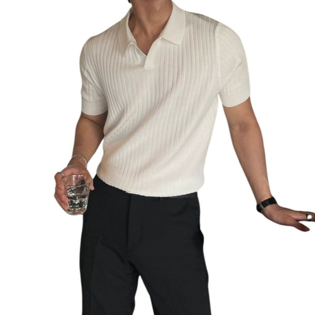 Slim Fit Striped Polo Shirt