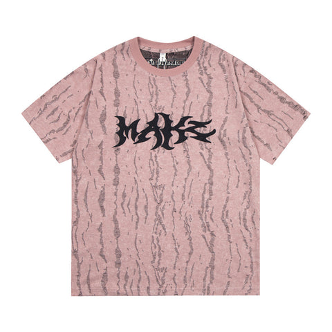 Gothic Letter Cotton T-Shirt – Fashion Statement Streetwear Top